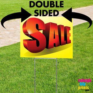 Yard Sign Printing double sided